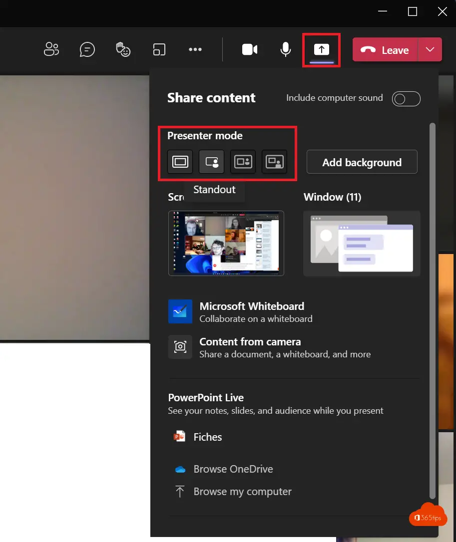 🌦️ Comment activer le mode présentateur dans Teams? [Mode présentateur] ☀️