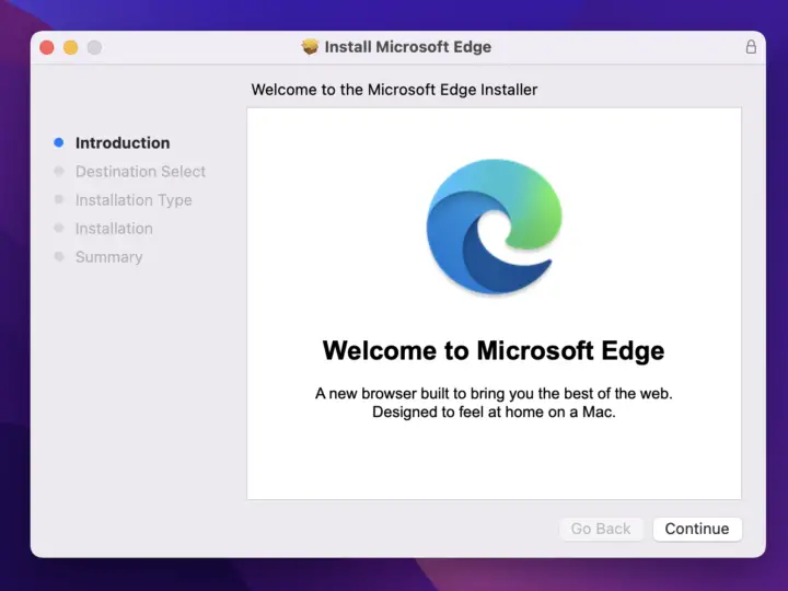 Microsoft Edge-webbrowser voor macOS downloaden en installeren