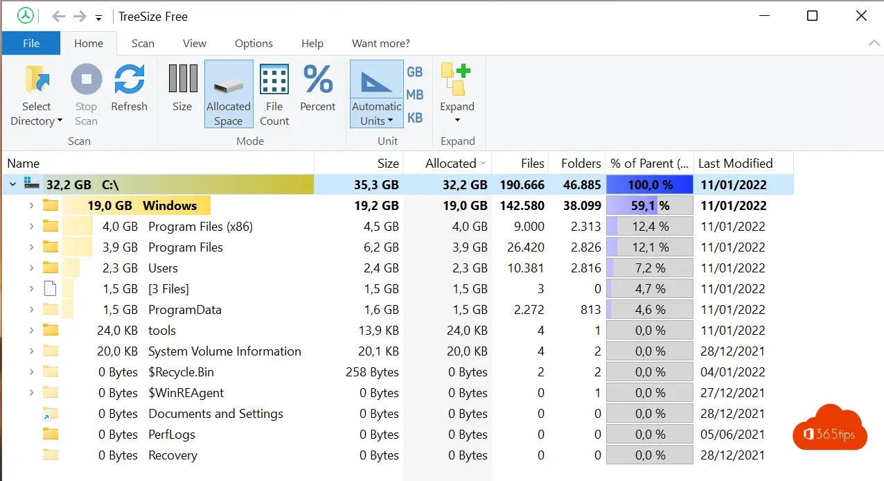 Hoe kan je grote bestanden vinden en verwijderen in Windows 10 of 11?