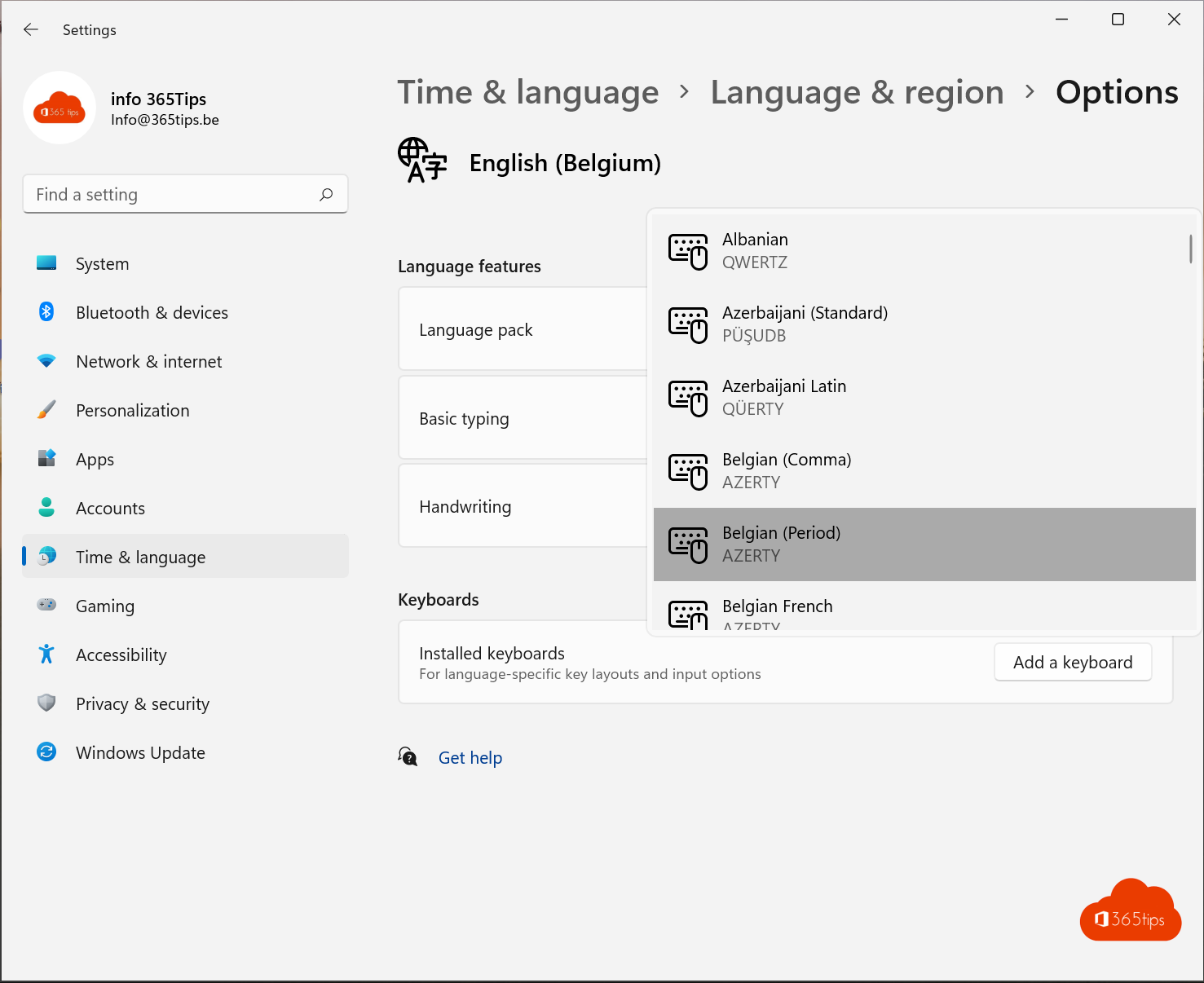 Prestatie Sluiting binding Hoe zet je jouw toetsenbord van QWERTY naar AZERTY in Windows 11