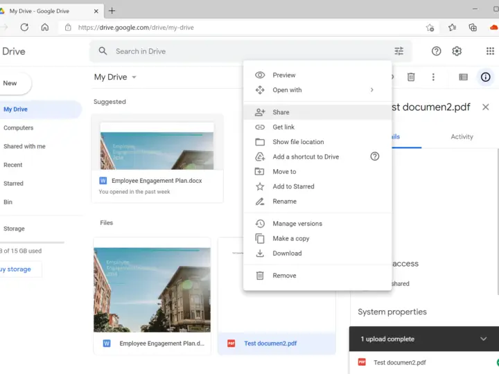 Handleiding: Hoe kan je grote bestanden delen in Google Drive?