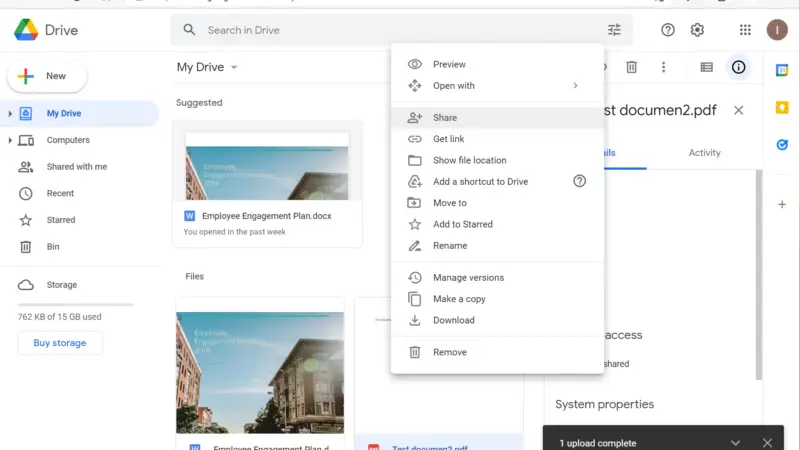 Hoe kan je grote bestanden delen in Google Drive?