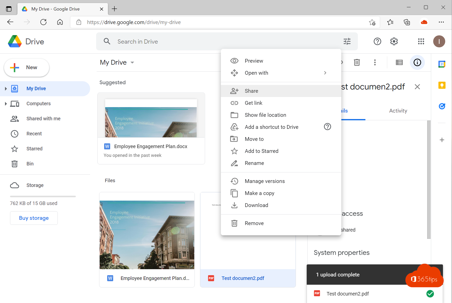 Tutorial: Cómo compartir archivos grandes en Google Drive
