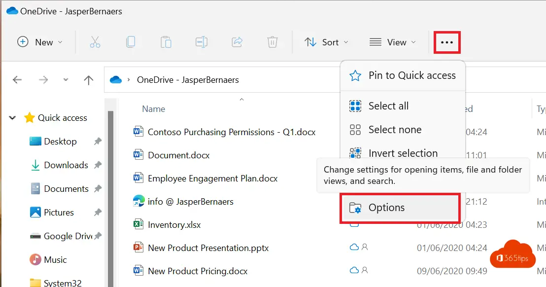 How to display file extension in Explorer Microsoft Windows 11
