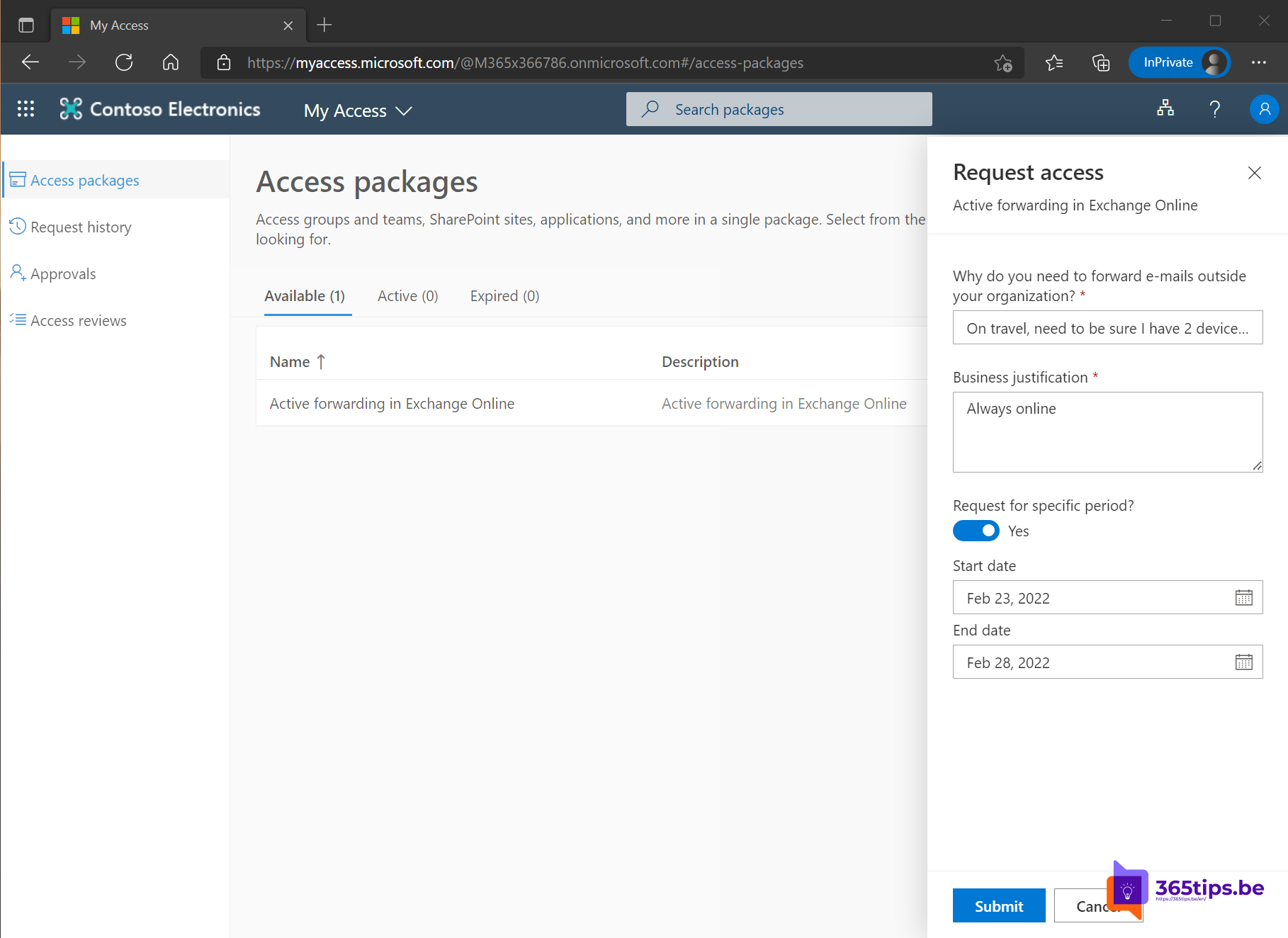 Blokkeer forwarding in Exchange Online in Microsoft 365