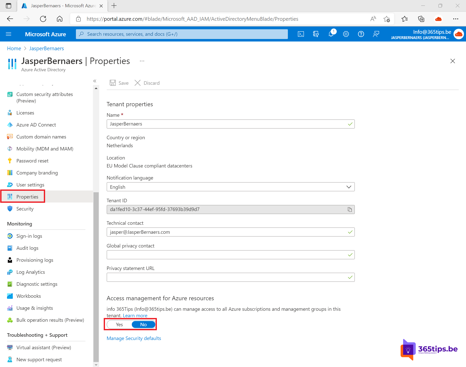 Comment prendre le contrôle d'un abonnement Azure sans être administrateur ?