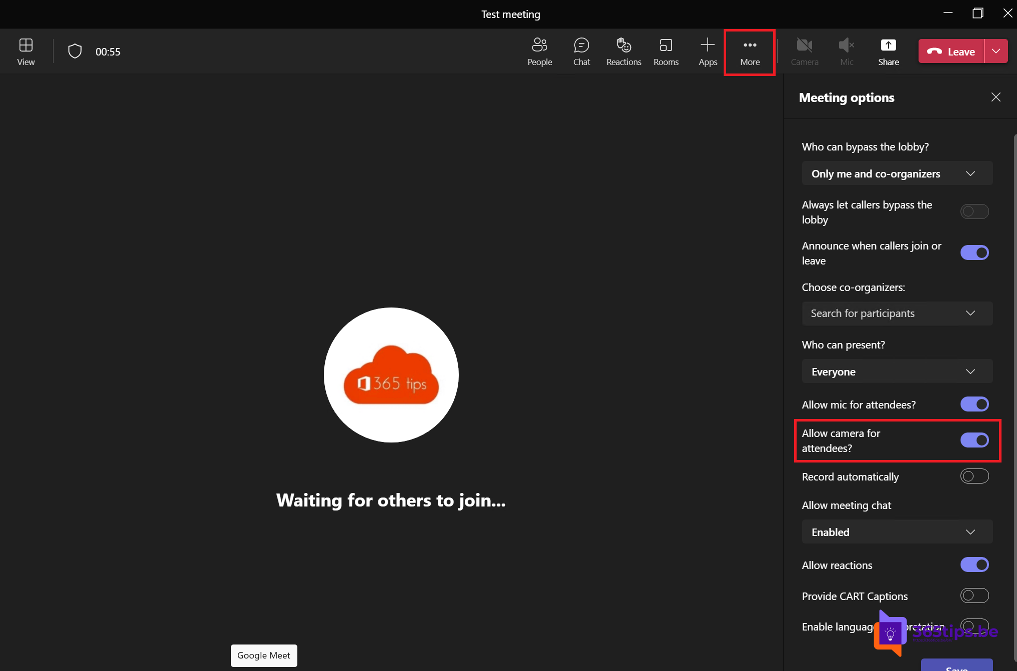  How Can You Turn Participants Camera On Or Off During Or Before A 