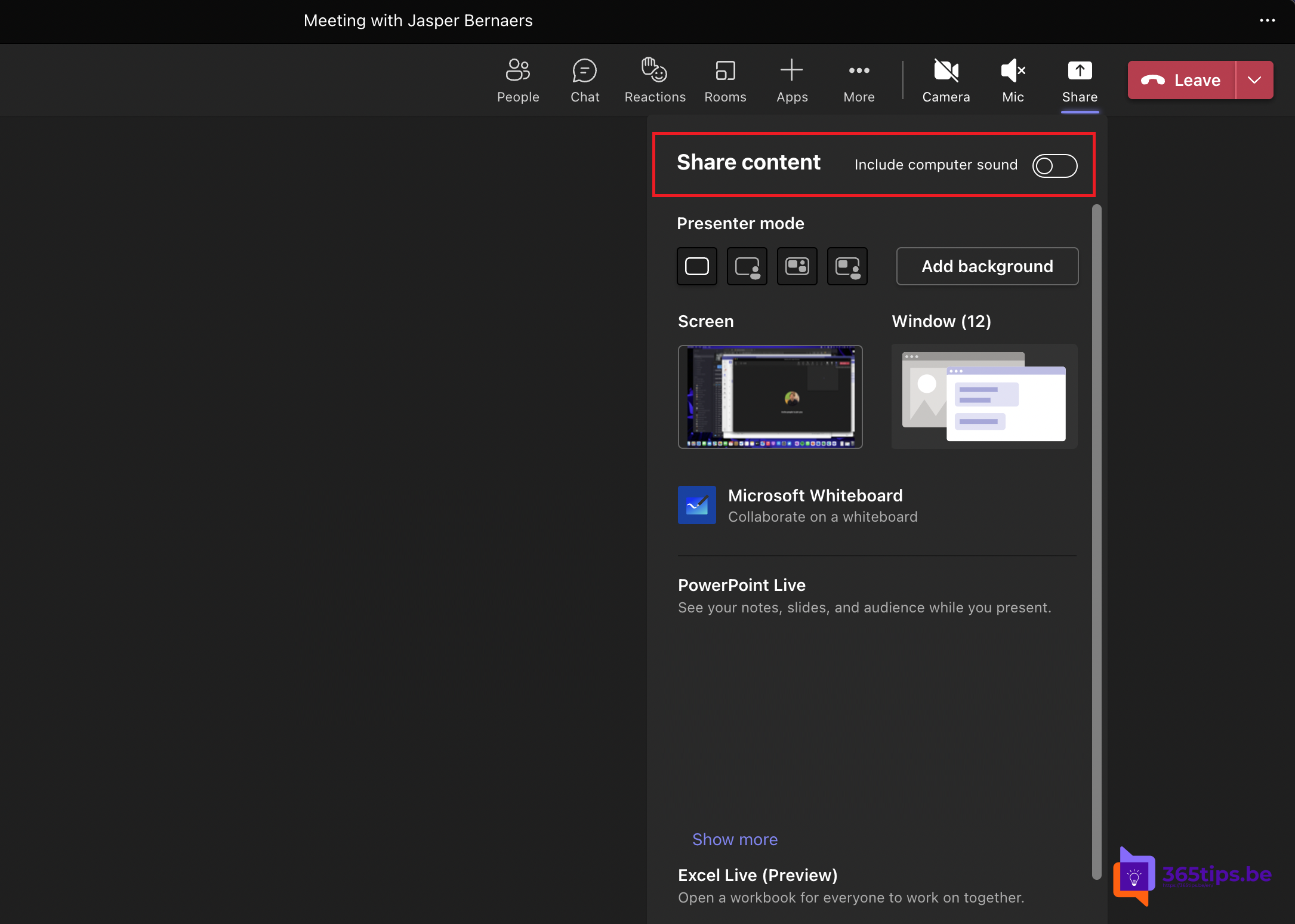 💻 Compartir tu pantalla con el audio del ordenador en Microsoft Teams | Windows + Mac