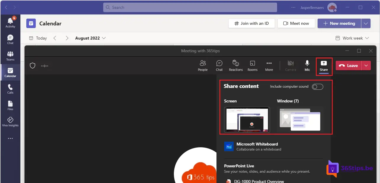 🖥️ How to share your screen with other participants in Microsoft Teams?