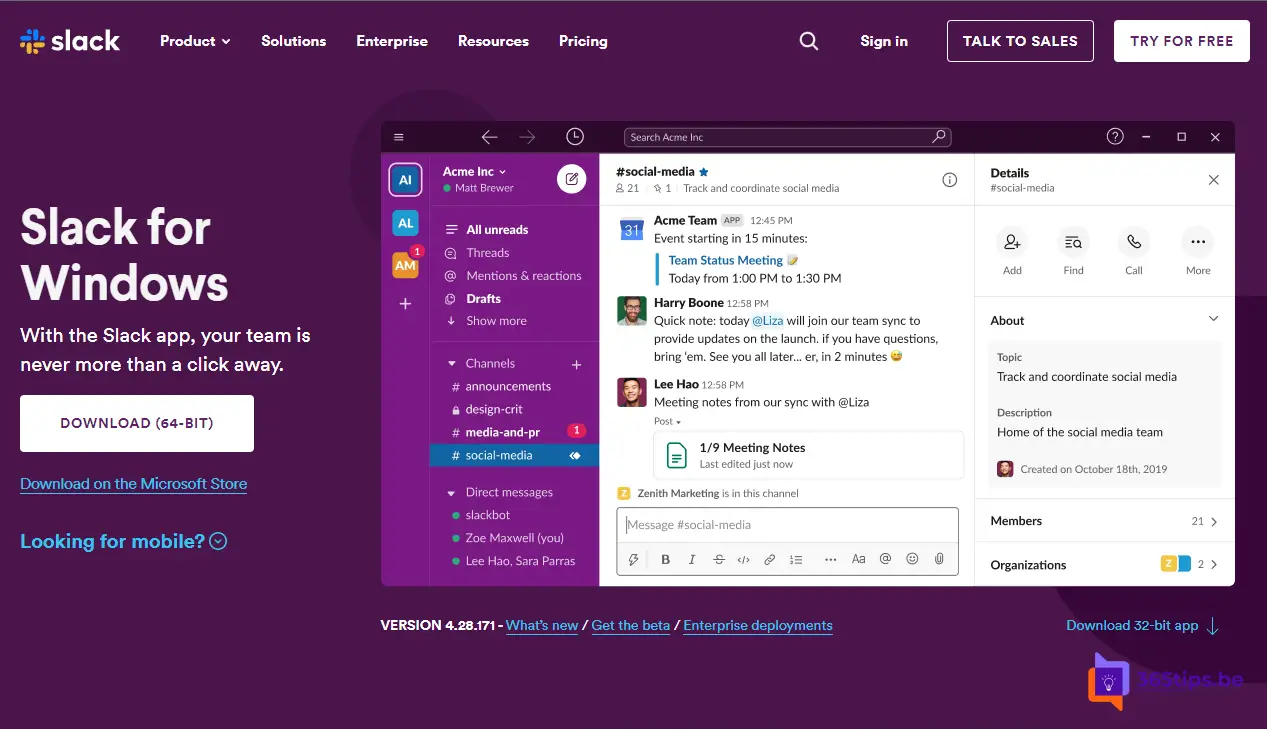 💾 Handleiding: Zo installeer en gebruik je Slack in Windows | Tips & Tricks