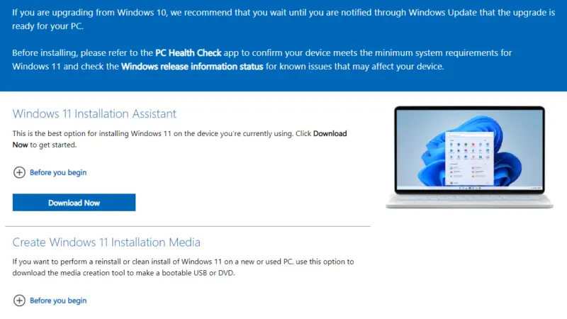 Hoe kan je de Windows 11 22H2-update handmatig downloaden en installeren?