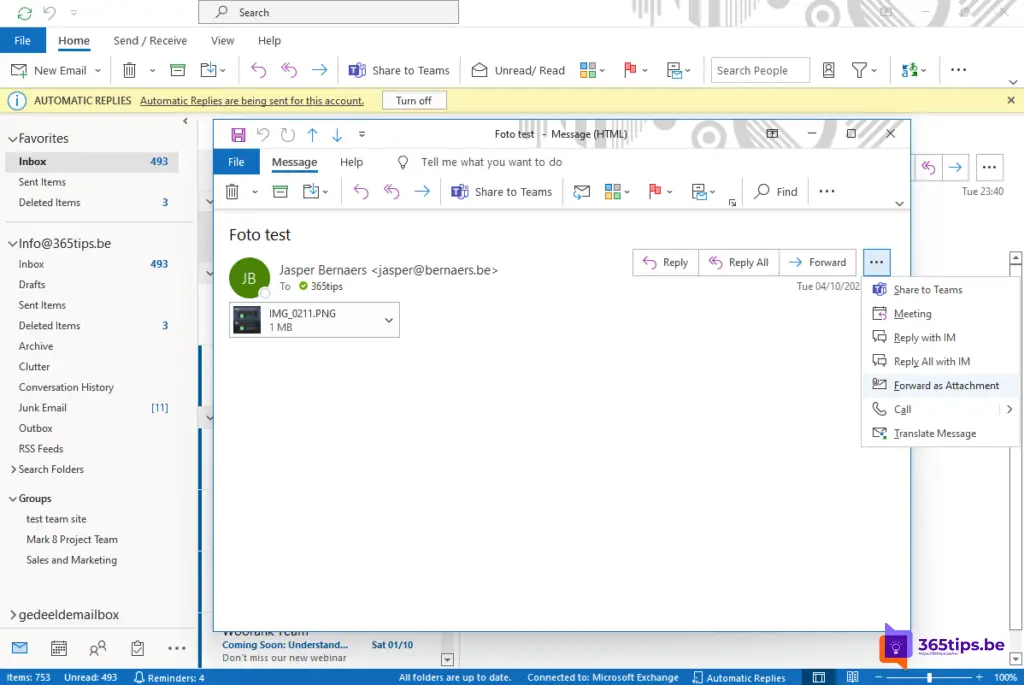 ? Así es como puedes guardar los correos electrónicos de Outlook como  archivos en tu ordenador para adjuntarlos posteriormente como archivos