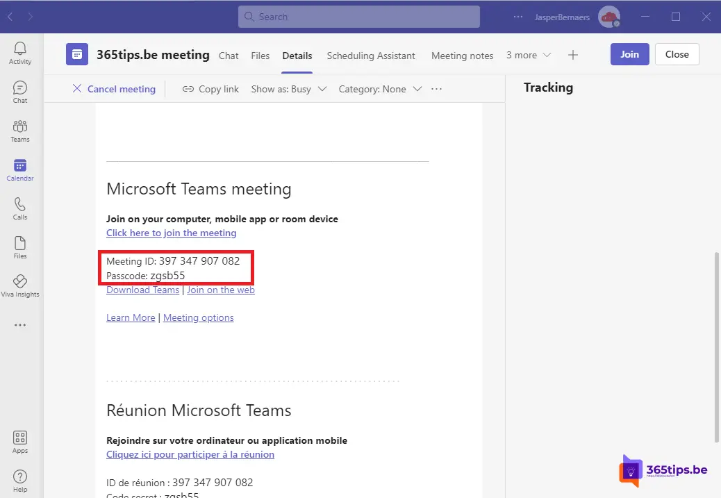 💁 How to start a Microsoft Teams meeting with a meeting ID and password