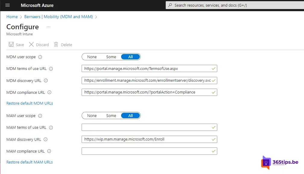 🔑 Esta es la activación básica para utilizar intune en Microsoft 365