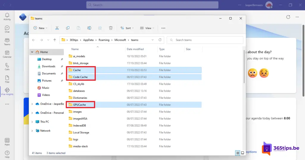 ? How to clear cache files of Microsoft Teams in Windows