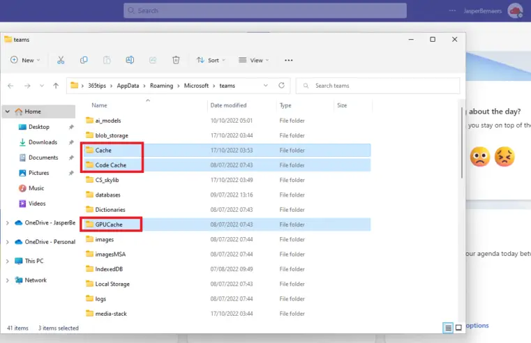 🧽 How to clear cache files of Microsoft Teams in Windows