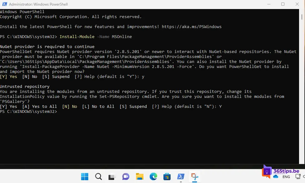 👨‍💻 ¿Cómo modificar un 'Userprincipalname' a través de PowerShell en Microsoft 365 o Azure AD?