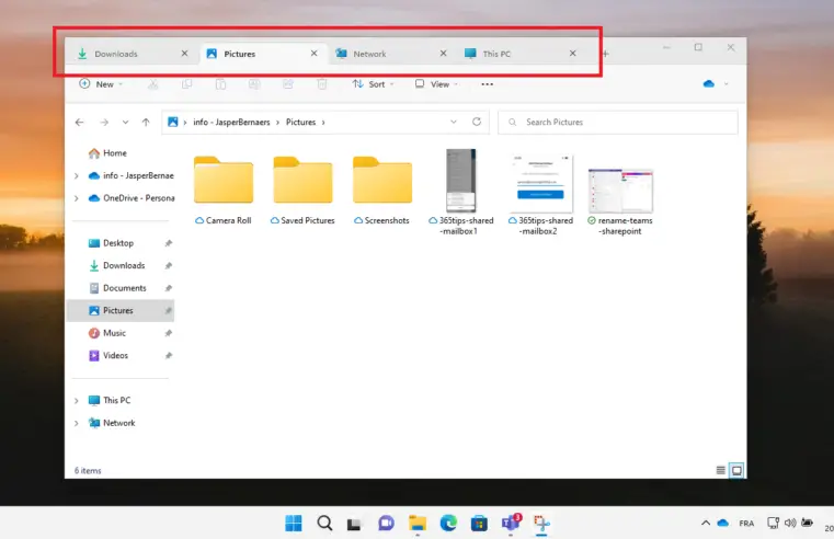 🧑‍💻 Hoe kan je tabbladen gebruiken in Explorer in Windows 1122H2