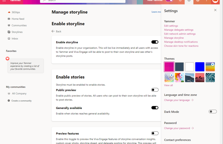 🎞️ How do you activate Storyline for Viva Engage &amp; Yammer?