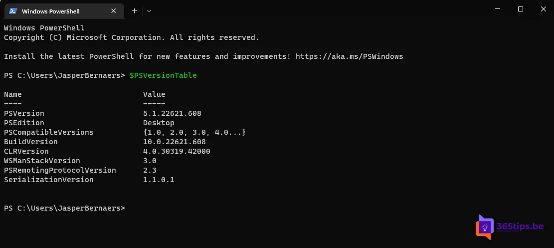 🎛️ Hoe controleert u de PowerShell-versie in Windows?