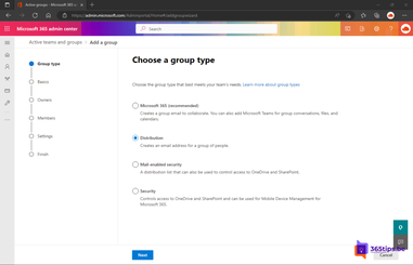 ?️ Cómo crear un grupo de distribución en Microsoft 365 para utilizarlo  después en Teams