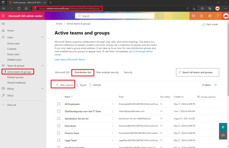 🗒️ How to create a distribution group in Microsoft 365 to use later in Teams