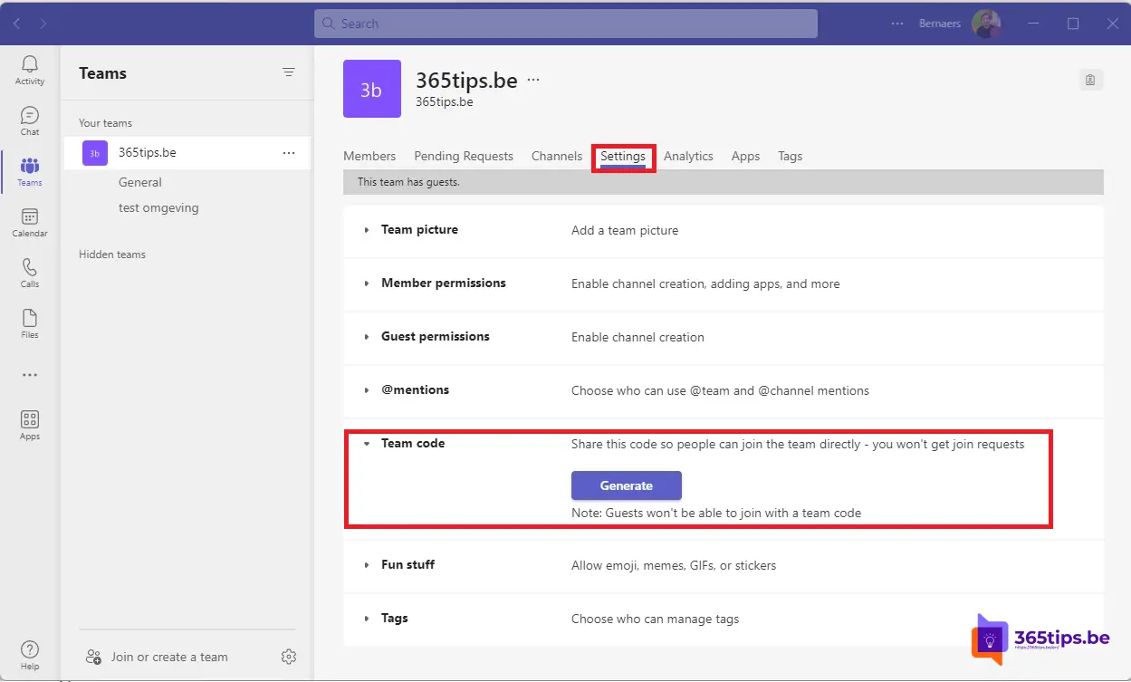 🏁 How to create a team code in Microsoft Teams to let users participate?