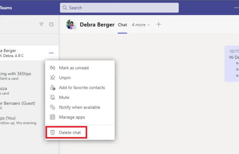 💬 Update: How to delete chat messages in Microsoft Teams?