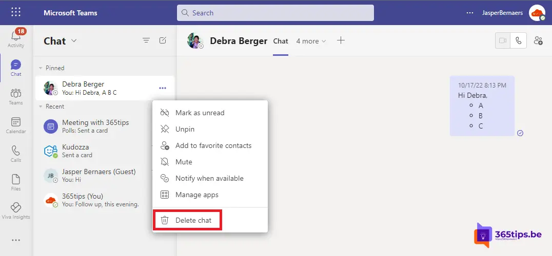 💬 Update: Wie löscht man Chatnachrichten in Microsoft Teams?