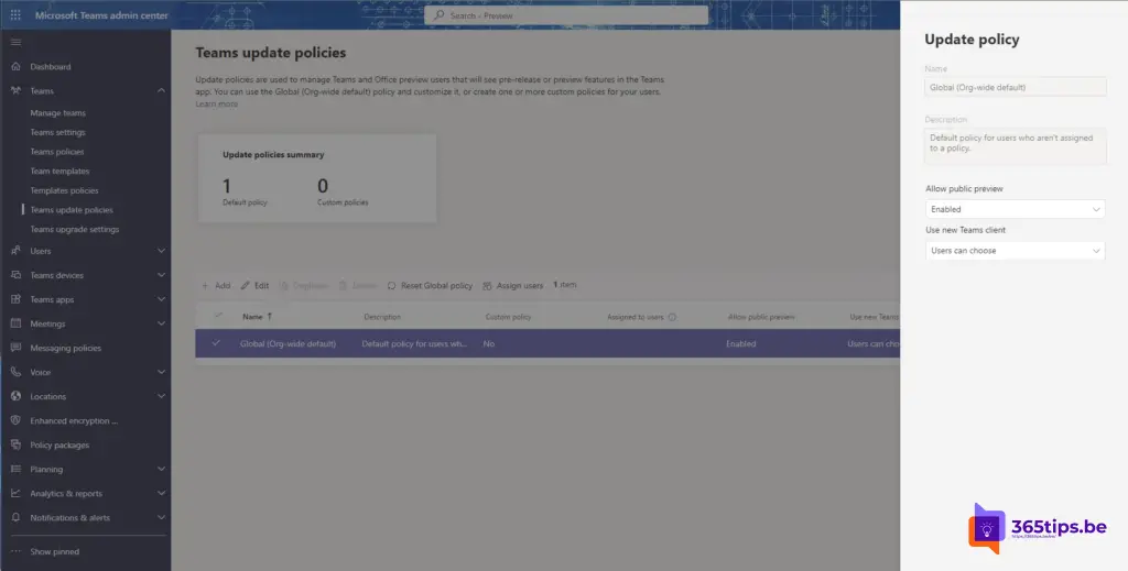 Allow public Preview
Enabled
Follow office Preview
Forced
Users can choose
Microsoft Controlled