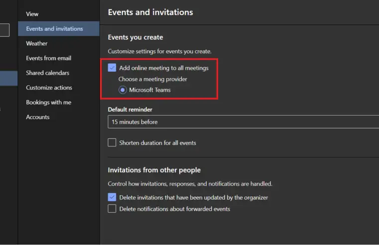 Hoe maak je van elke vergadering automatisch een Microsoft Teams vergadering?