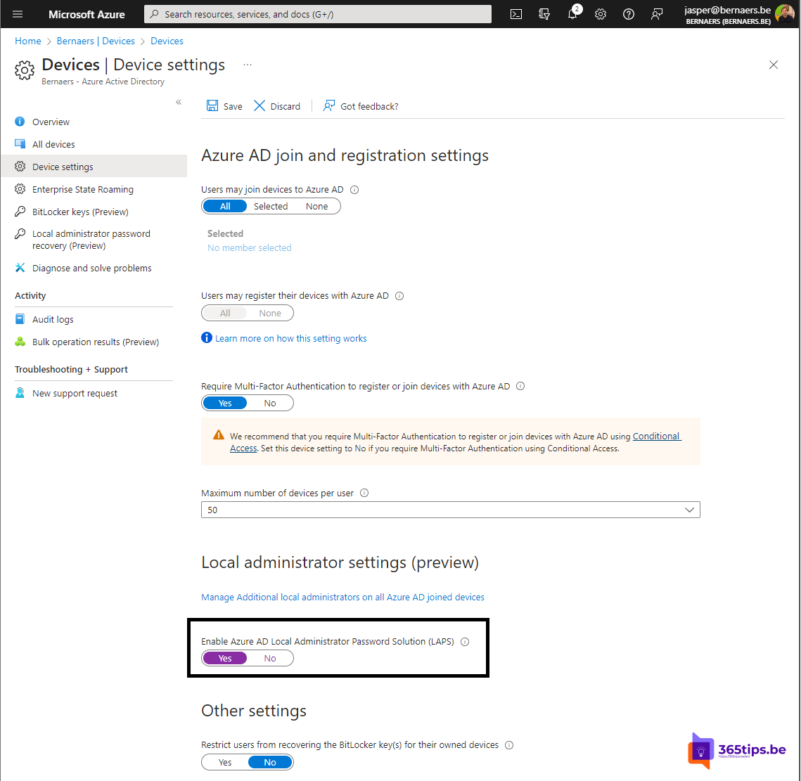 Voici comment activer et utiliser Windows LAPS dans Microsoft Entra