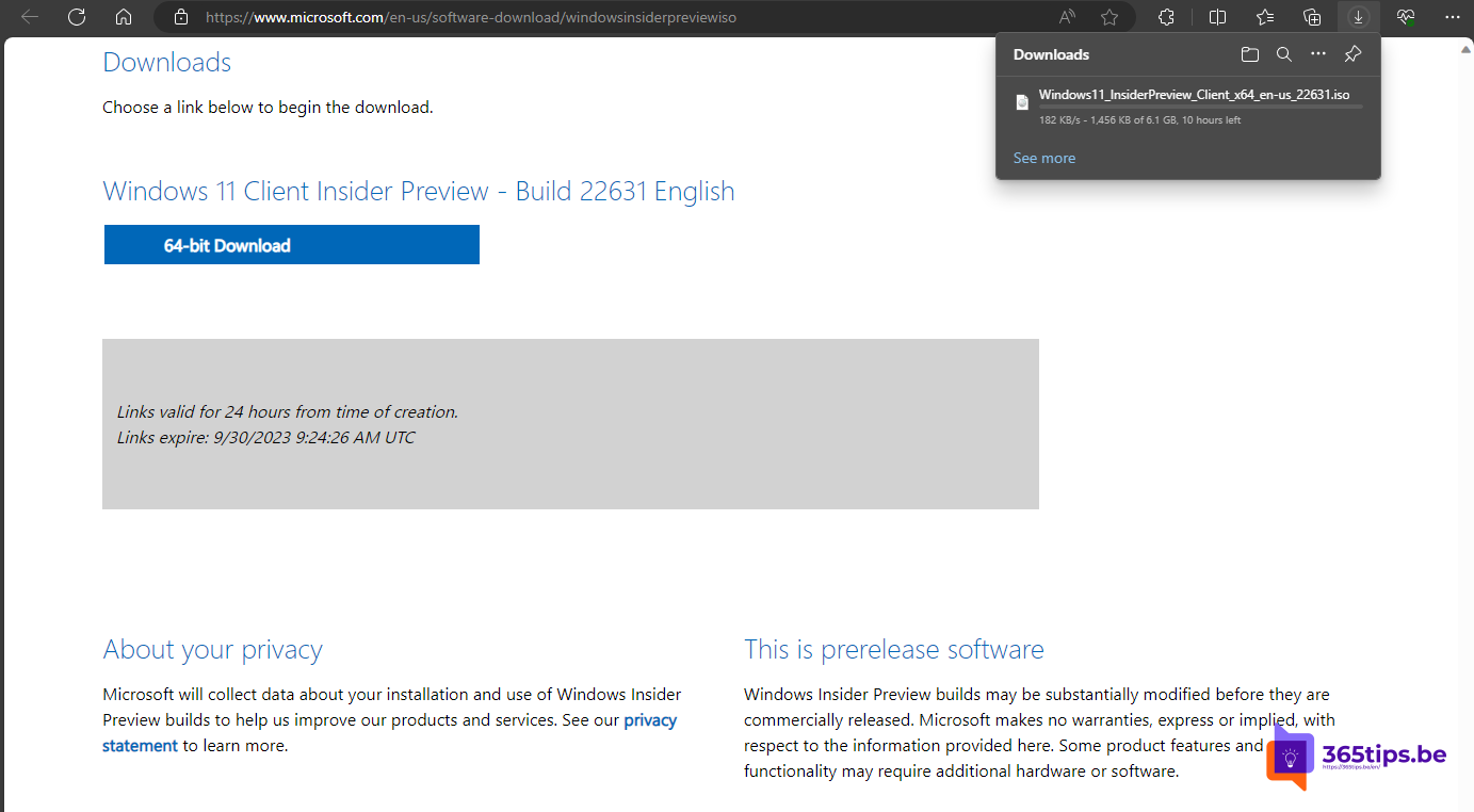 Download nu Windows 11 23H2 via Windows Insider Preview