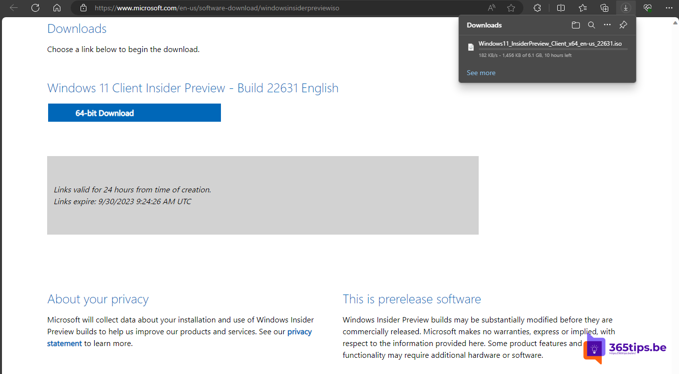 Télécharger Windows 11 23H2 maintenant sur Windows Insider Preview