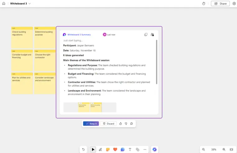 Creatieve samenkomst: Copilot en Microsoft Whiteboard in Harmonie