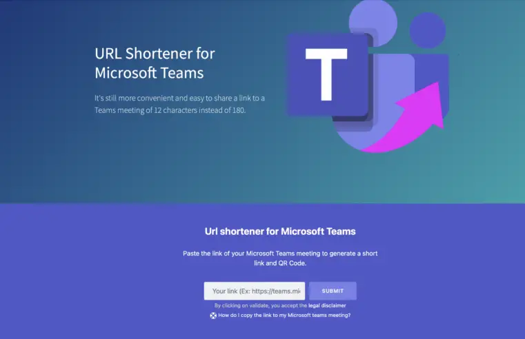 Dies ist der beste URL-Verkürzer für Teams - MSTeams.link