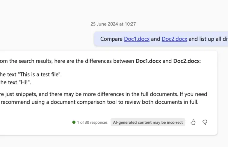 Snelle tip: Bestanden vergelijken met Microsoft Copilot