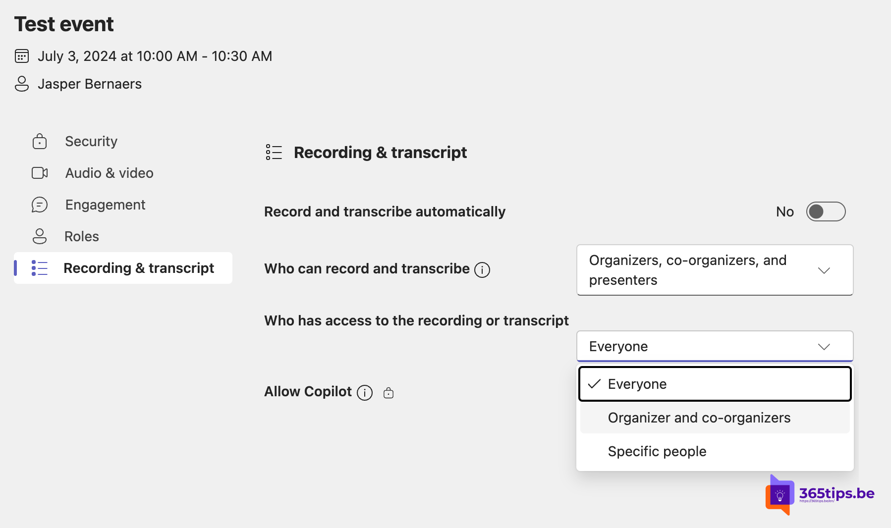 Nieuwe Functies in Microsoft Teams: Beheer van Opnames, Transcripties en AI